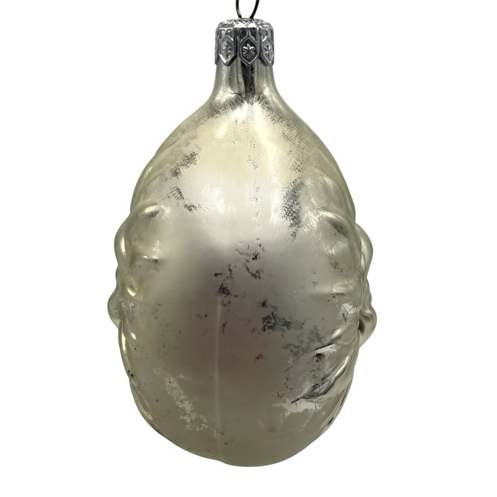 Poland Glass Silver Sun Christmas Ornament 4.5” Celestial Whimsigoth Witchcore - Picture 2 of 6